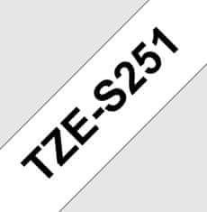 TZE-S251, bela/črna, 24 mm