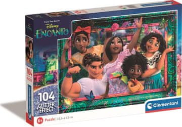 Clementoni Puzzle z bleščicami Disney: Encanto 104 kosov