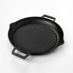 Lava LAVA Litoželezna gril ponev, 26 cm - z dvema ročajema, eco
