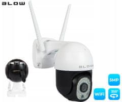 Blow H-335 IP kamera, WiFi, HD 3MP, vrtljiva, IR, bela