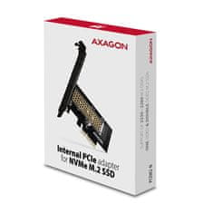 AXAGON PCEM2-N, PCIe x4 - M.2 NVMe M-key adapter za režo, vključno z. LP