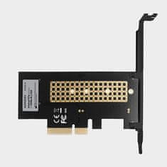 AXAGON PCEM2-N, PCIe x4 - M.2 NVMe M-key adapter za režo, vključno z. LP
