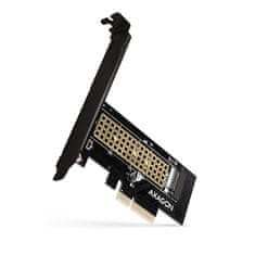 AXAGON PCEM2-N, PCIe x4 - M.2 NVMe M-key adapter za režo, vključno z. LP