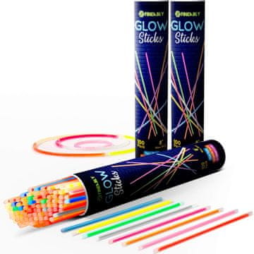 PartyBox Svetleče zapestnice Glow, 100 kosov
