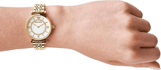 Emporio Armani Luksuzna enska ro na ura EMPORIO ARMANI AR1907