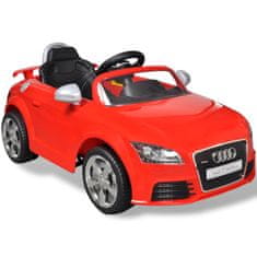Greatstore Audi TT RS električni avto za otroke z dalinjcem rdeče barve