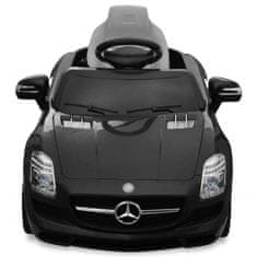 Vidaxl Električni avtomobil Mercedes Benz SLS AMG črn 6V z daljincem