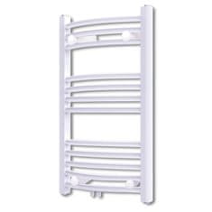 Vidaxl Kopalniški cevni radiator za centralno ogrevanje zaobljen 500x764 mm