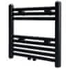 Kopalniški radiator z ravnimi cevmi 480x480 mm črn