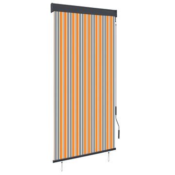 Vidaxl vidaXL Rolo zavesa, 100x250 cm, rumena in modra
