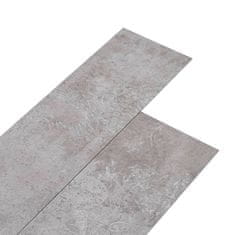 Vidaxl PVC talne plošče 5,26 m2 2 mm zemeljsko sive