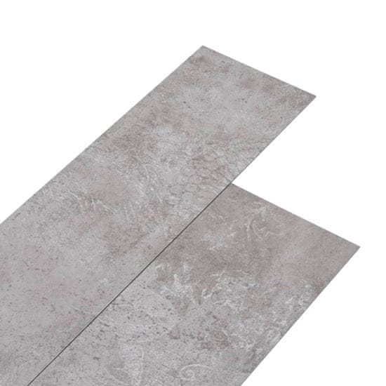 Vidaxl PVC talne plošče 5,26 m2 2 mm zemeljsko sive