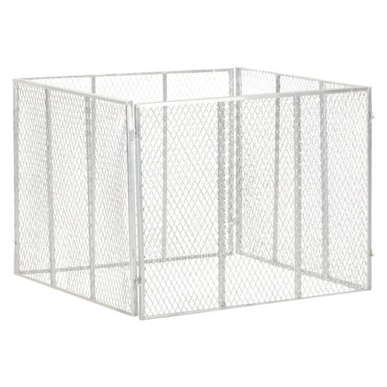 shumee vidaXL Vrtni kompostnik 100x100x77 cm pocinkano železo