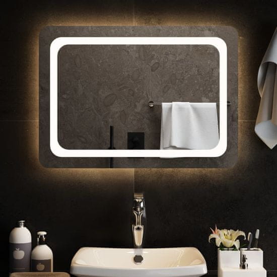 Vidaxl LED kopalniško ogledalo 70x50 cm