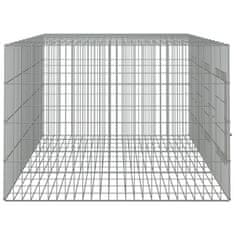 Vidaxl 3-delna ograda za zajce 163x79x54 cm pocinkano železo