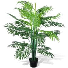 Vidaxl Umetna rastlina palma Phoenix z loncem 130 cm