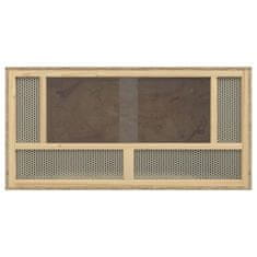 Vidaxl Terarij iz konstruiranega lesa 80x40x40 cm