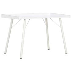 Vidaxl Pisalna miza bela 90x50x79 cm