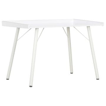 Vidaxl vidaXL Pisalna miza, bela, 90 x 50 x 79 cm
