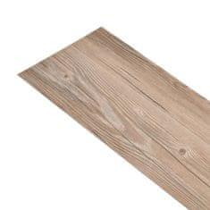 Vidaxl PVC talne plošče 5,26 m2 2 mm hrastovo rjave barve