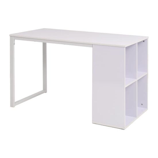 Vidaxl Pisalna miza 120x60x75 cm bela