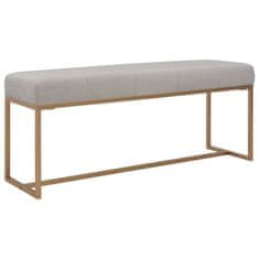 Vidaxl Klop 120 cm siv žamet