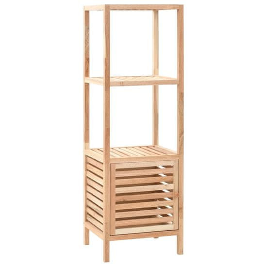 Vidaxl Kopalniška omara za shranjevanje orehovina 39,5x35,5x123 cm