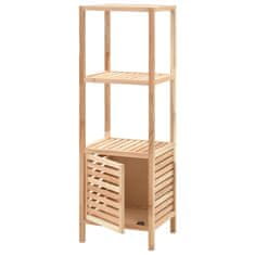 Vidaxl Kopalniška omara za shranjevanje orehovina 39,5x35,5x123 cm