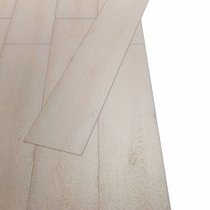 Vidaxl PVC talne plošče 5,26 m2 2 mm barva bele hrastovine