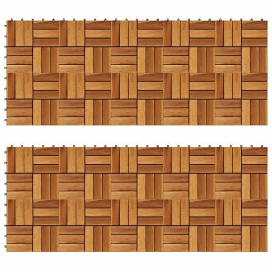 Vidaxl Poščice iz akacije 30 x 30 cm set 20 kosov