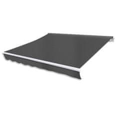 Vidaxl Ročno zložljiva tenda 300 cm antracit
