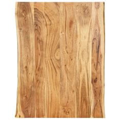 shumee Mizna plošča trden akacijev les 80x(50-60)x2,5 cm