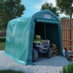 shumee Garažni šotor PVC 1,6x2,4 m zelen
