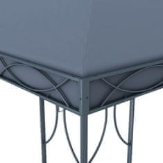 Vidaxl Paviljon z lučkami 300x300 cm antraciten