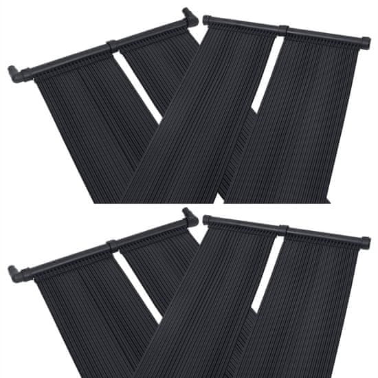 Vidaxl Solarni grelni panel za bazen 4 kosi 80x310 cm