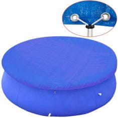 Vidaxl Pokrivalo za bazen 2 kosa za 300 cm okrogle bazene