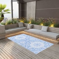 Vidaxl Zunanja preproga baby modra 190x290 cm PP
