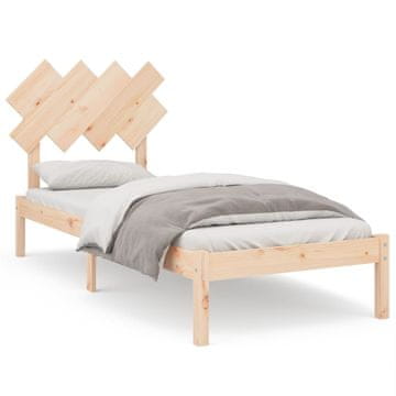 Vidaxl Posteljni okvir 90x200 cm trden les