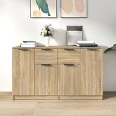Vidaxl Komoda 2 kosa sonoma hrast 60x30x70 cm konstruiran les