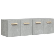 Vidaxl Stenska omarica 2 kosa betonsko siva 60x36,5x35 cm inžen. les