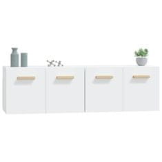 Vidaxl Stenska omarica 2 kosa bela 60x36,5x35 cm inžen. les