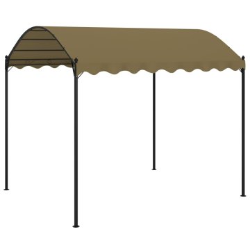 Vidaxl Paviljon 4x3x2,6 m taupe 180 g/m2