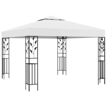Vidaxl Paviljon 3x3 m bel 180 g/m2