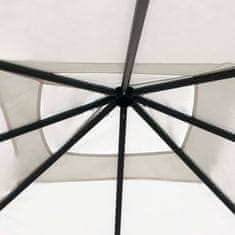Vidaxl Paviljon s stranico 3x3x2,6 m krem 160 g/m2