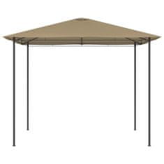 shumee Paviljon 3x3x2,6 m taupe 160 g/m2