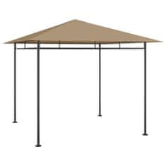 Vidaxl Paviljon 3x3x2,7 m taupe 180 g/m2