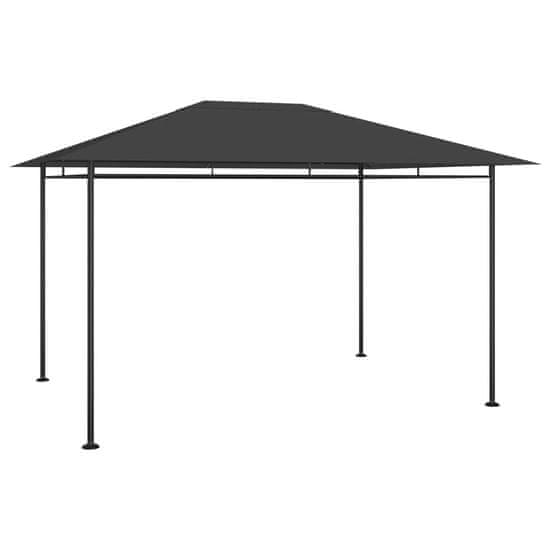 Greatstore Paviljon 4x3x2,7 m antraciten 180 g/m2