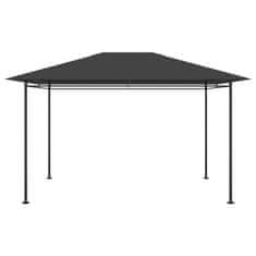 Greatstore Paviljon 4x3x2,7 m antraciten 180 g/m2