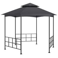 Vidaxl Paviljon s stranicami 3,1x2,7 cm antraciten