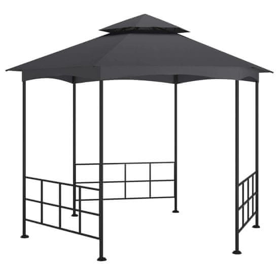 Vidaxl Paviljon s stranicami 3,1x2,7 cm antraciten